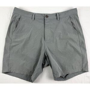 Free Fly Shorts Mens 36 Gray Performance Preppy Polyester Spandex Tech Golf A2